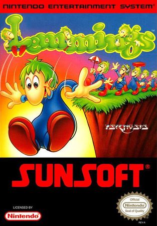 Lemmings NES Nintendo Entertainment System NES Lemmings NES Nintendo Entertainment System NES