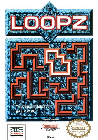 Loopz NES Nintendo Entertainment System NES Loopz NES Nintendo Entertainment System NES