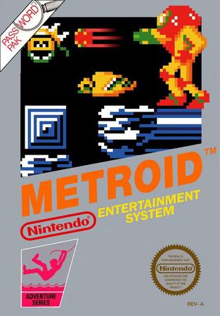 Metroid Silver Label NES Nintendo Entertainment System NES Metroid Silver Label NES Nintendo Entertainment System NES