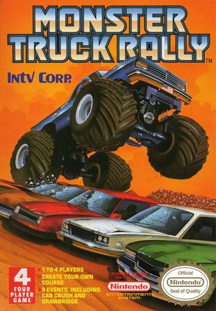 Monster Truck Rally NES Nintendo Entertainment System NES Monster Truck Rally NES Nintendo Entertainment System NES
