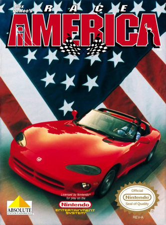 Race America NES Nintendo Entertainment System NES Race America NES Nintendo Entertainment System NES