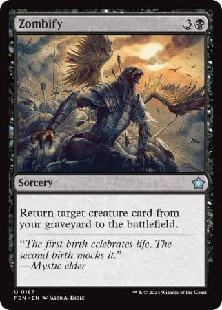 Zombify 0187 Magic The Gathering Foundations Singles