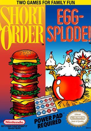 Short Order Eggsplode NES Nintendo Entertainment System NES Short Order Eggsplode NES Nintendo Entertainment System NES