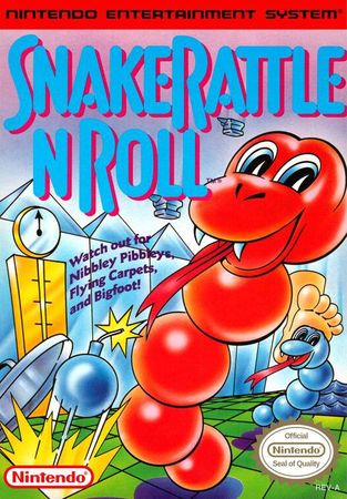 Snake Rattle n Roll NES Nintendo Entertainment System NES Snake Rattle n Roll NES Nintendo Entertainment System NES