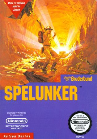 Spelunker NES Nintendo Entertainment System NES Spelunker NES Nintendo Entertainment System NES