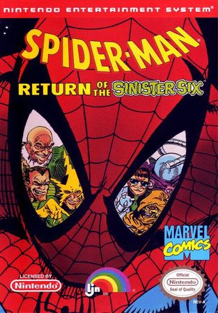 Spider Man Return of the Sinister Six NES Spider Man Return of the Sinister Six NES