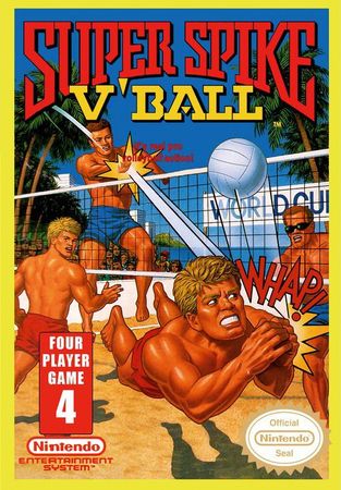 Super Spike V Ball NES Nintendo Entertainment System NES Super Spike V Ball NES Nintendo Entertainment System NES
