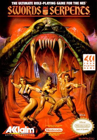 Swords and Serpents NES Nintendo Entertainment System NES Swords and Serpents NES Nintendo Entertainment System NES