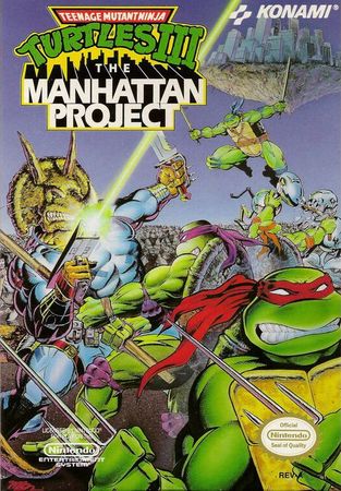 Teenage Mutant Ninja Turtles III The Manhattan Project NES Nintendo Entertainment System NES Teenage Mutant Ninja Turtles III The Manhattan Project NES Nintendo Entertainment System NES