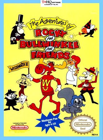 The Adventures of Rocky and Bullwinkle NES Nintendo Entertainment System NES The Adventures of Rocky and Bullwinkle NES Nintendo Entertainment System NES