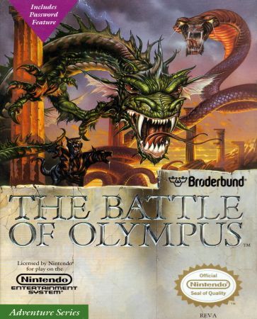 The Battle of Olympus NES Nintendo Entertainment System NES The Battle of Olympus NES Nintendo Entertainment System NES