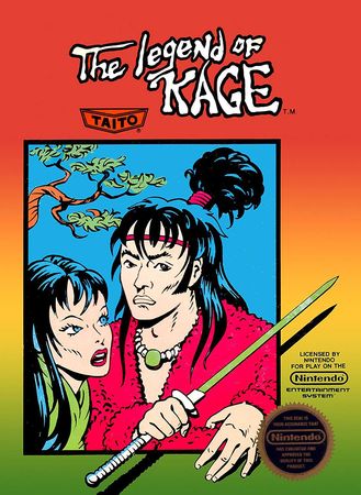 The Legend of Kage NES The Legend of Kage NES