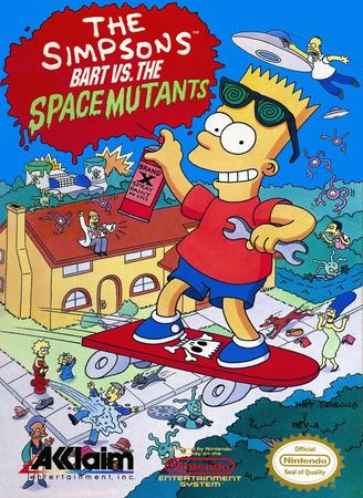The Simpsons Bart vs the Space Mutants NES Nintendo Entertainment System NES The Simpsons Bart vs the Space Mutants NES Nintendo Entertainment System NES