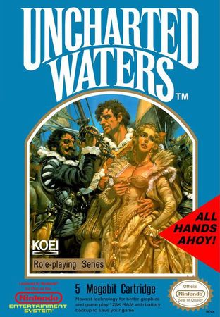 Uncharted Waters NES Nintendo Entertainment System NES Uncharted Waters NES Nintendo Entertainment System NES