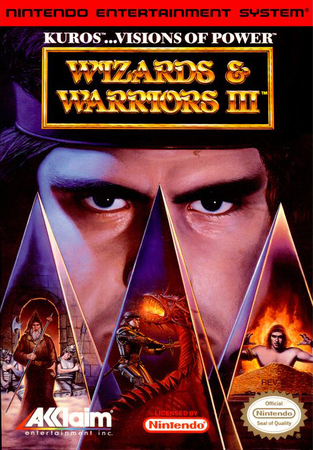 Wizards Warriors III Kuros Visions of Power NES Nintendo Entertainment System NES Wizards Warriors III Kuros Visions of Power NES Nintendo Entertainment System NES