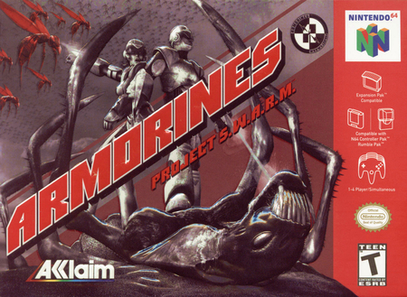 Armorines Project S W A R M Nintendo 64 Nintendo 64 N64 Armorines Project S W A R M Nintendo 64 Nintendo 64 N64