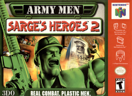 Army Men Sarge s Heroes 2 Nintendo 64 Army Men Sarge s Heroes 2 Nintendo 64