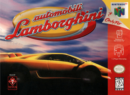 Automobili Lamborghini Nintendo 64 Nintendo 64 N64 Automobili Lamborghini Nintendo 64 Nintendo 64 N64