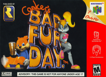 Conker s Bad Fur Day Nintendo 64 Nintendo 64 N64 Conker s Bad Fur Day Nintendo 64 Nintendo 64 N64