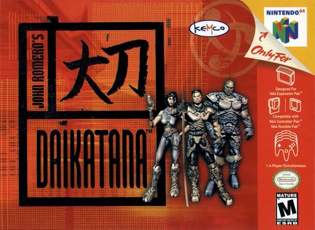 Daikatana Nintendo 64 Nintendo 64 N64 Daikatana Nintendo 64 Nintendo 64 N64