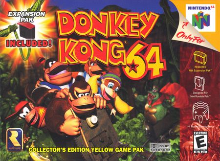 Donkey Kong 64 Nintendo 64 Nintendo 64 N64 Donkey Kong 64 Nintendo 64 Nintendo 64 N64