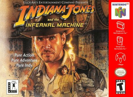 Indiana Jones and the Infernal Machine Nintendo 64 Nintendo 64 N64 Indiana Jones and the Infernal Machine Nintendo 64 Nintendo 64 N64