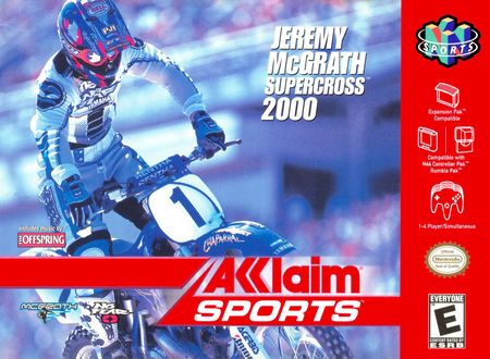 Jeremy McGrath Supercross 2000 Nintendo 64 Nintendo 64 N64 Jeremy McGrath Supercross 2000 Nintendo 64 Nintendo 64 N64