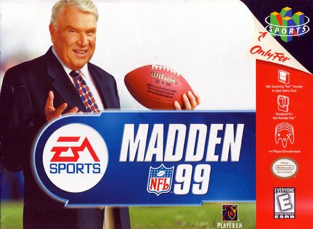 Madden NFL 99 Nintendo 64 Nintendo 64 N64 Madden NFL 99 Nintendo 64 Nintendo 64 N64