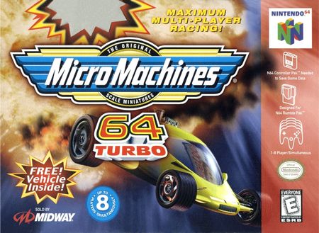 Micro Machines Turbo 64 Nintendo 64 Nintendo 64 N64 Micro Machines Turbo 64 Nintendo 64 Nintendo 64 N64