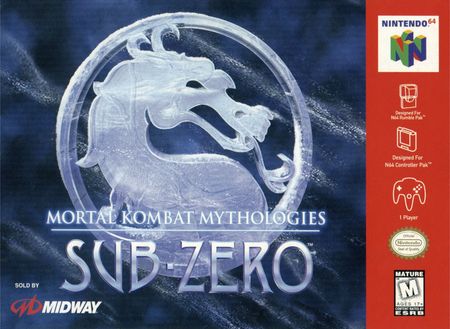 Mortal Kombat Mythologies Sub Zero Nintendo 64 Nintendo 64 N64 Mortal Kombat Mythologies Sub Zero Nintendo 64 Nintendo 64 N64
