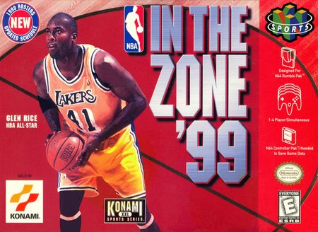 NBA In The Zone 99 Nintendo 64 Nintendo 64 N64 NBA In The Zone 99 Nintendo 64 Nintendo 64 N64