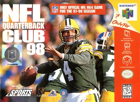 NFL Quarterback Club 98 Nintendo 64 Nintendo 64 N64 NFL Quarterback Club 98 Nintendo 64 Nintendo 64 N64