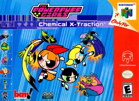 Powerpuff Girls Chemical X traction Nintendo 64 Nintendo 64 N64 Powerpuff Girls Chemical X traction Nintendo 64 Nintendo 64 N64