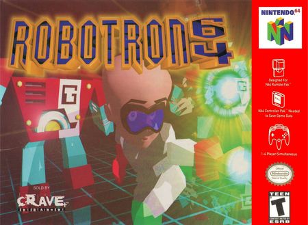 Robotron 64 Nintendo 64 Nintendo 64 N64 Robotron 64 Nintendo 64 Nintendo 64 N64