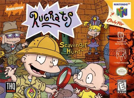 Rugrats Scavenger Hunt Nintendo 64 Nintendo 64 N64 Rugrats Scavenger Hunt Nintendo 64 Nintendo 64 N64