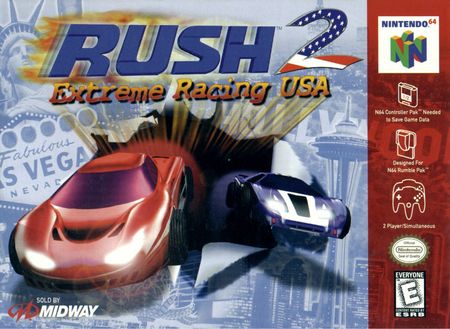 Rush 2 Extreme Racing USA Nintendo 64 Nintendo 64 N64 Rush 2 Extreme Racing USA Nintendo 64 Nintendo 64 N64