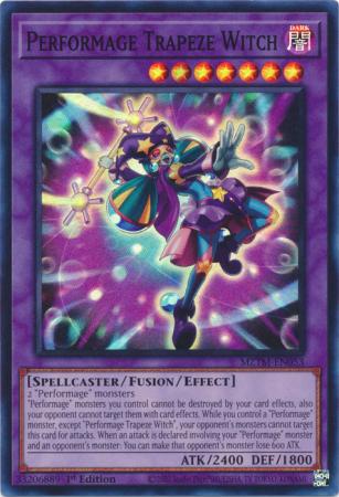 Performage Trapeze Witch MZTM EN053 Super Rare 1st Edition Performage Trapeze Witch MZTM EN053 Super Rare 1st Edition