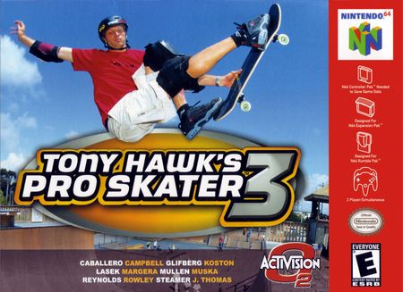 Tony Hawk s Pro Skater 3 Nintendo 64 Nintendo 64 N64 Tony Hawk s Pro Skater 3 Nintendo 64 Nintendo 64 N64