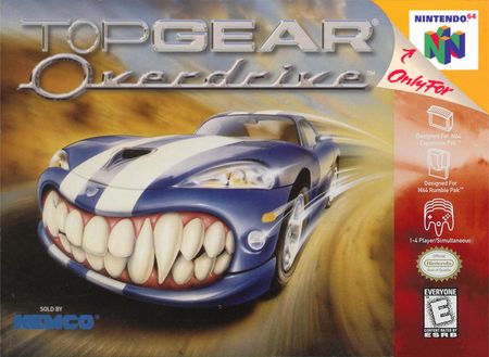 Top Gear Overdrive Nintendo 64 Nintendo 64 N64 Top Gear Overdrive Nintendo 64 Nintendo 64 N64