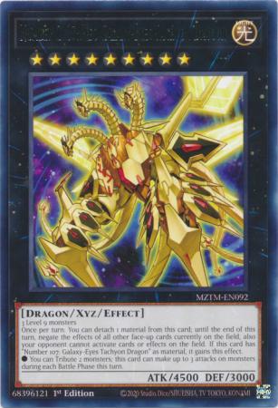 Number C107: Neo Galaxy-Eyes Tachyon Dragon - Yugioh