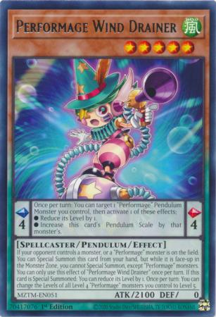 Performage Wind Drainer MZTM EN051 Rare 1st Edition Performage Wind Drainer MZTM EN051 Rare 1st Edition