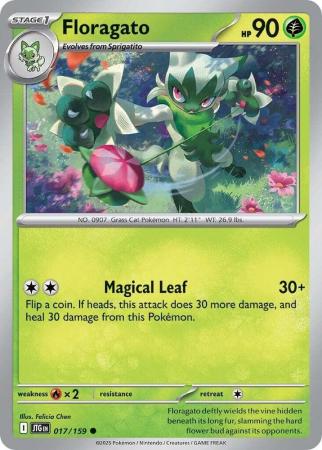 Floragato 017 159 Common Scarlet Violet Journey Together Singles Floragato 017 159 Common Scarlet Violet Journey Together Singles
