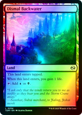 Dismal Backwater - Tarkir: Dragonstorm Foil - Magic