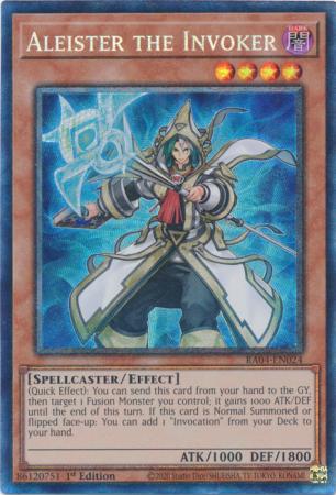 Aleister the Invoker Alternate Art RA04 EN024 Collector s Rare 1st Edition Quarter Century Stampede 1st Edition Singles Aleister the Invoker Alternate Art RA04 EN024 Collector s Rare 1st Edition Quarter Century Stampede 1st Edition Singles