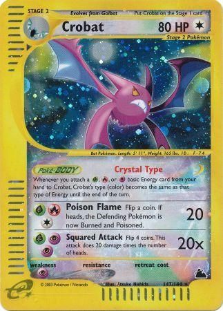 Crobat 147 144 Holo Skyridge Singles Crobat 147 144 Holo Skyridge Singles