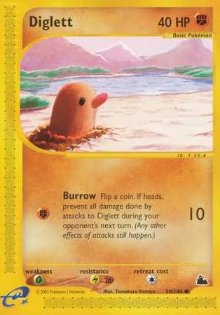 Diglett 50 144 Common Skyridge Singles Diglett 50 144 Common Skyridge Singles
