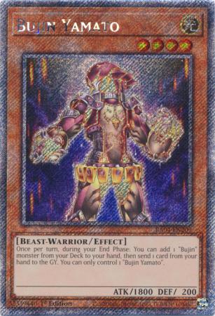 Bujin Yamato RA04 EN209 Platinum Secret Rare 1st Edition Quarter Century Stampede 1st Edition Singles Bujin Yamato RA04 EN209 Platinum Secret Rare 1st Edition Quarter Century Stampede 1st Edition Singles