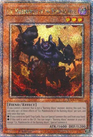 Cir Malebranche of the Burning Abyss RA04 EN234 QCR 1st Edition Quarter Century Stampede 1st Edition Singles Cir Malebranche of the Burning Abyss RA04 EN234 QCR 1st Edition Quarter Century Stampede 1st Edition Singles