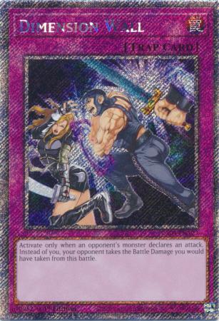 Dimension Wall RA04 EN127 Platinum Secret Rare 1st Edition Quarter Century Stampede 1st Edition Singles Dimension Wall RA04 EN127 Platinum Secret Rare 1st Edition Quarter Century Stampede 1st Edition Singles