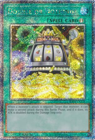 Double or Nothing RA04 EN156 Quarter Century Secret Rare 1st Edition Double or Nothing RA04 EN156 Quarter Century Secret Rare 1st Edition